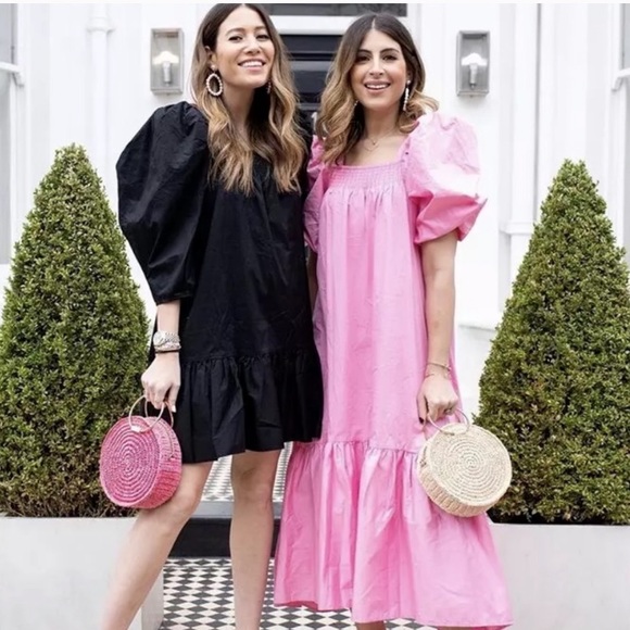 H\u0026M | Dresses | Nwt Hm Conscious Voluminous Puff Sleeve Dress | Poshmark
